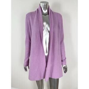 White + Warren Cashmere Sweater Women’s XS Trapeze Cardigan Lightweight $335
